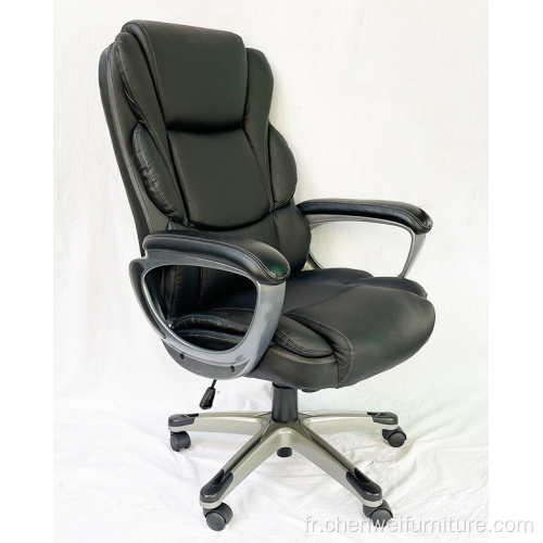 Chaise de gestionnaire ergonomique pivotant de hauteur réglable haut de dos